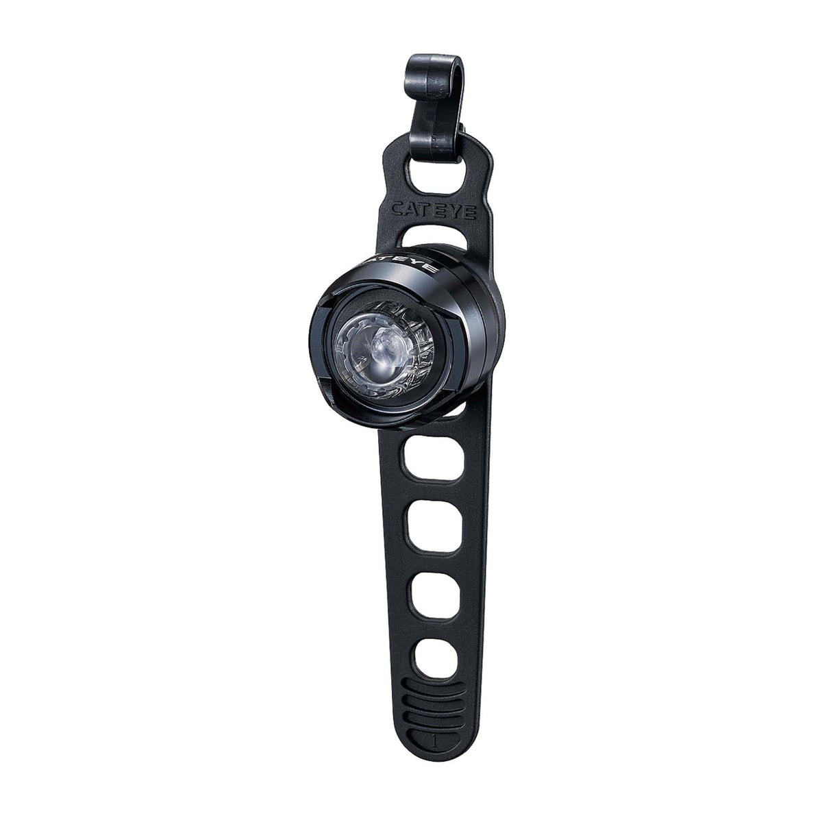 Cateye Orb Front Bike Light: Polished Black