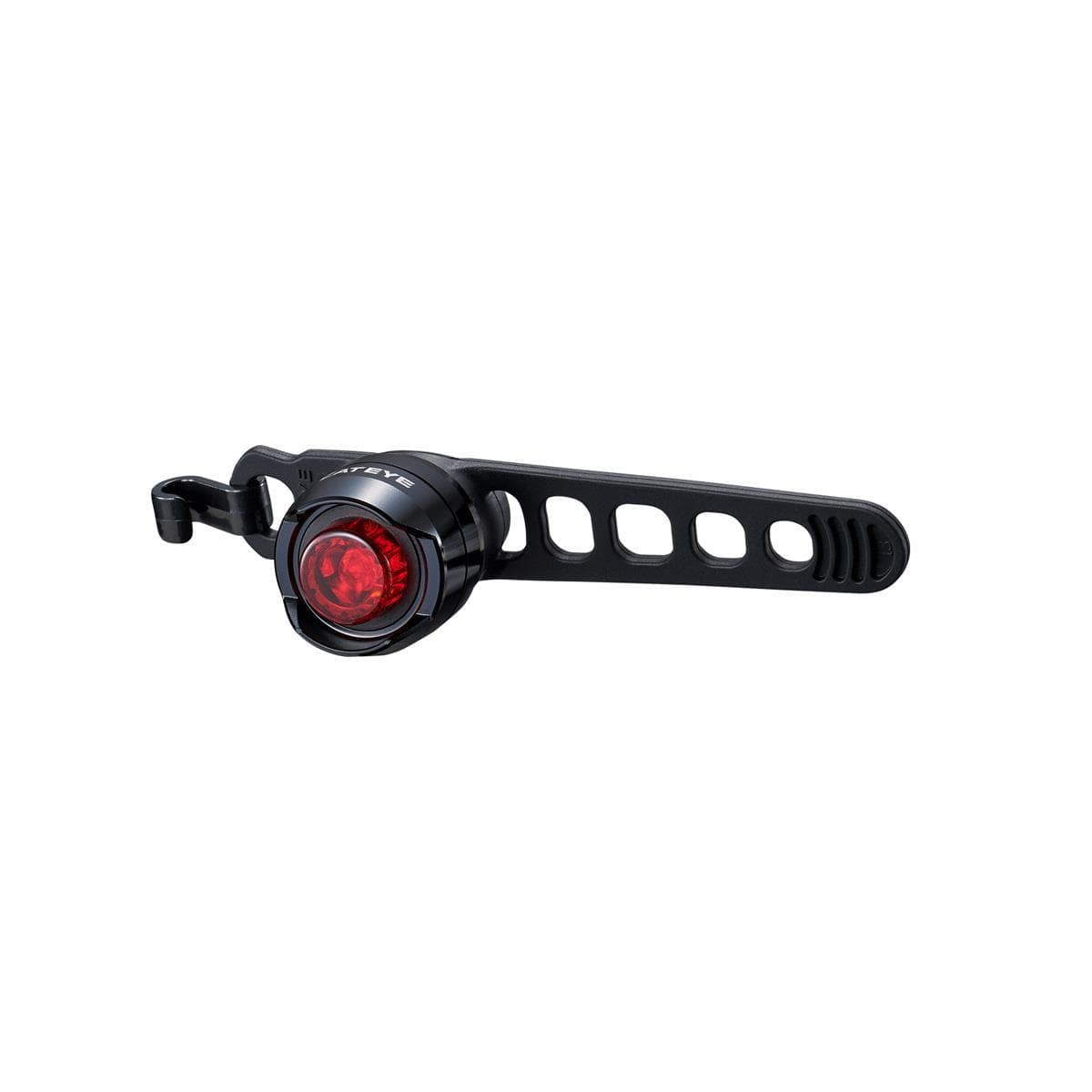 Cateye Orb Rear Bike Light: Polished Black