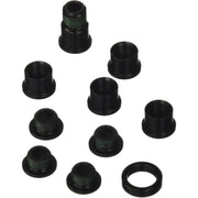 Sram Spare - Crank Chainring Bolt Kit Red Hidden Bolt 5/Arm Aluminium Black: