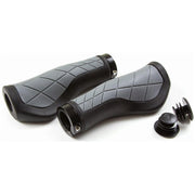 Clarks Ergonomic Lock-On Grips: BLACK/GREY