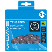 M-Wave E-bike Chain - 10 or 11 Speed - 116L Grey
