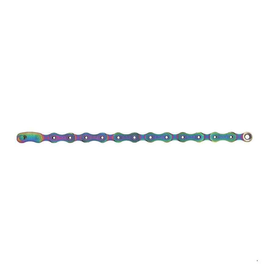 Sram Chain Pc Xx1 Eagle Hollowpin 126 Links Powerlock Flowlink 12 Speed: Rainbow 12 Speed