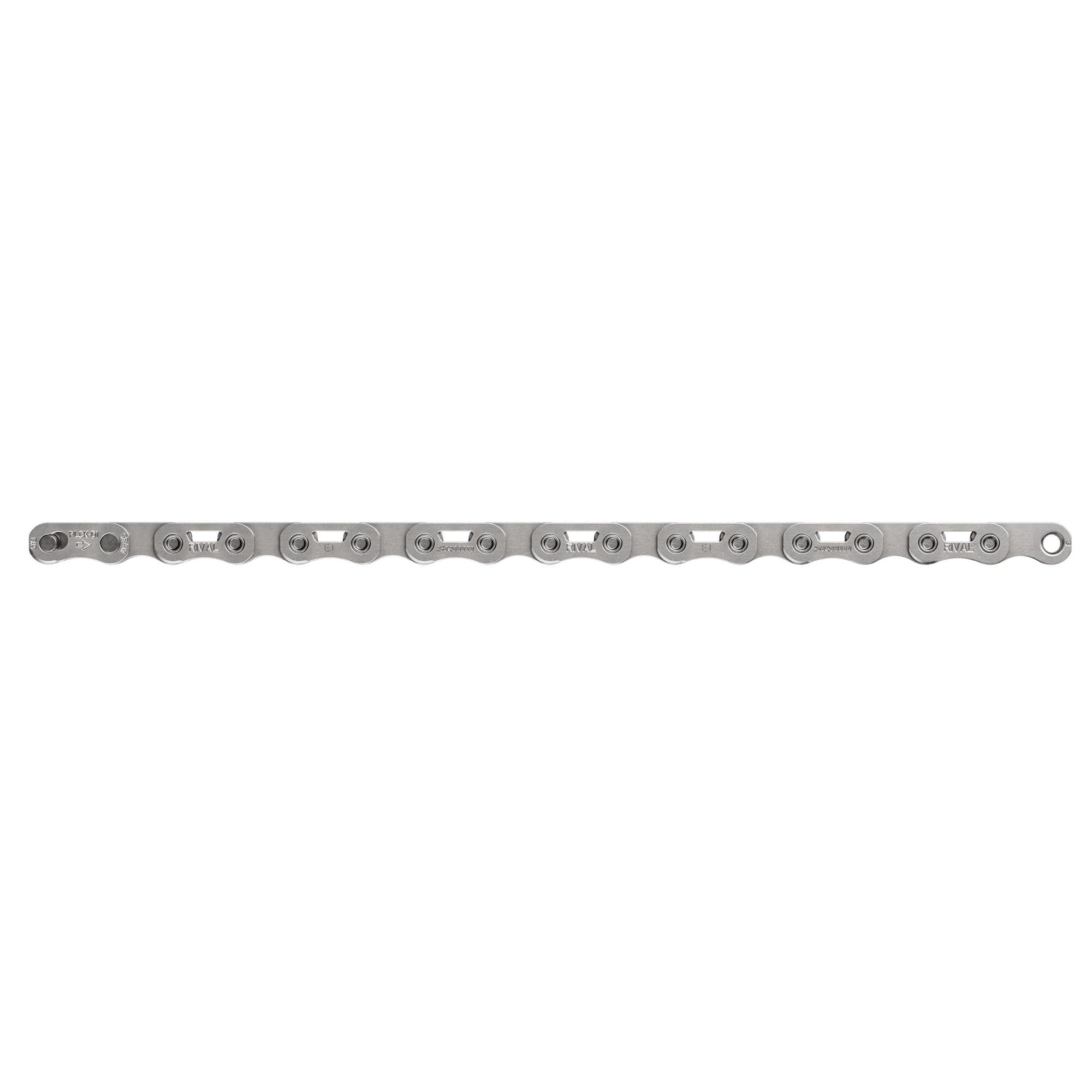SRAM Chain RIVAL E1 Flattop - with PowerLock - 12/13 speed: SILVER 126 LINKS