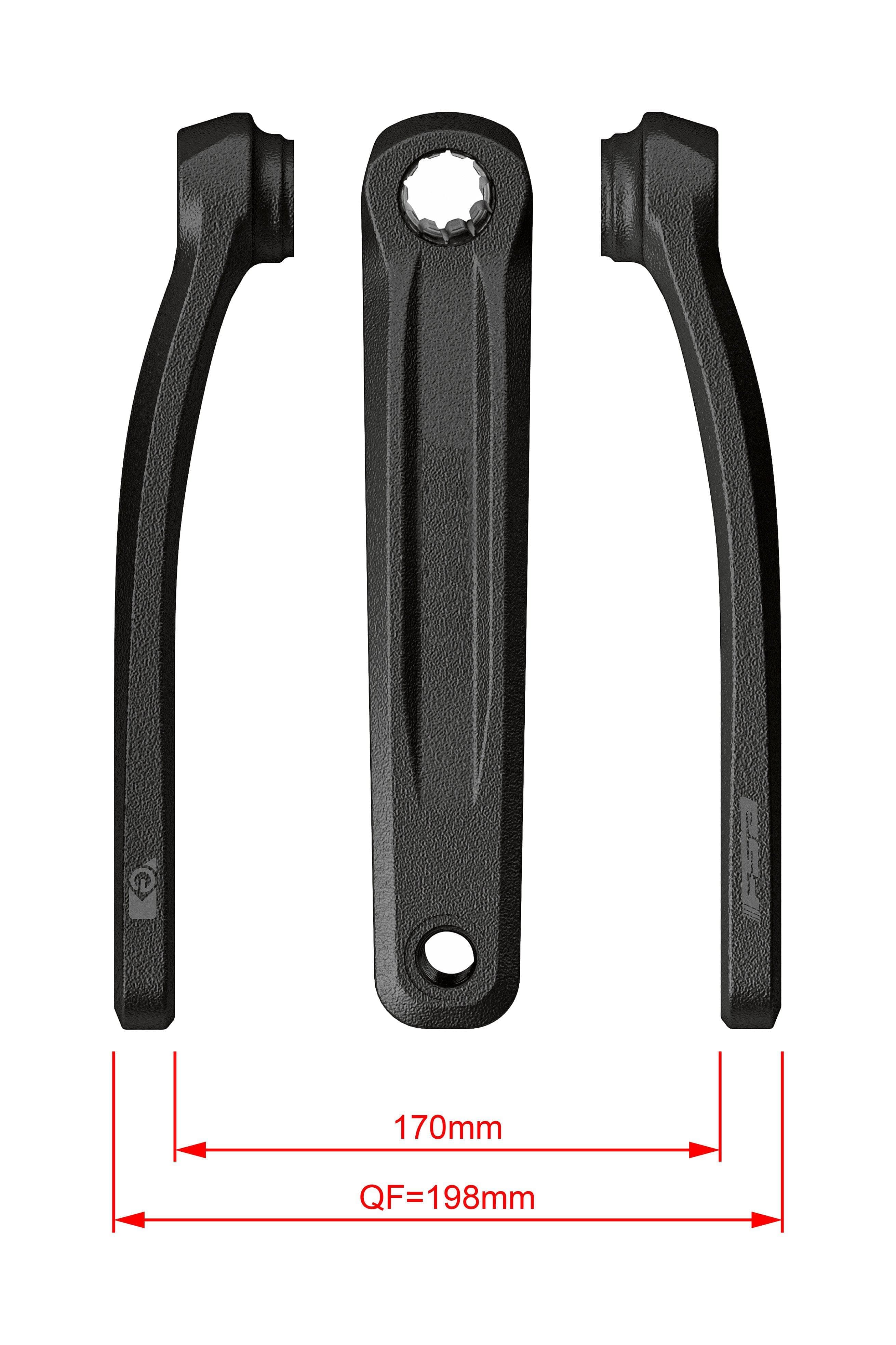 FSA Ebike Chainset CK-320 Bosch BNI 27.5mm Black