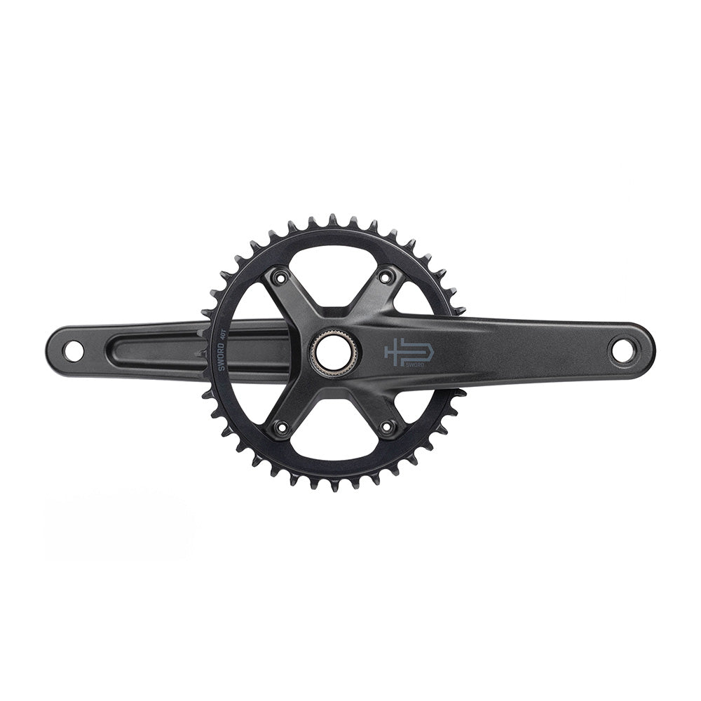 MicroSHIFT Sword 1x Crankset  Black 175mm