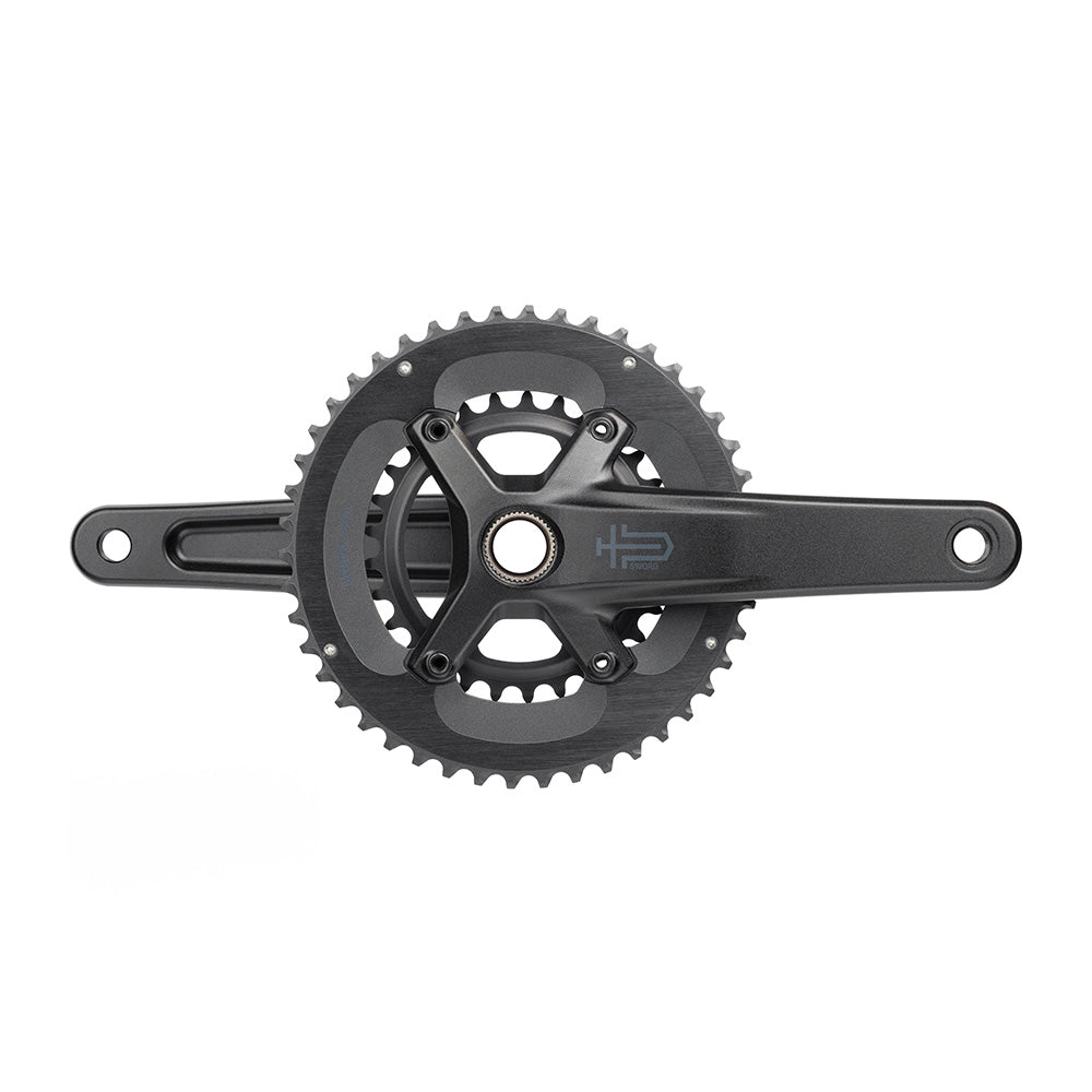 MicroSHIFT Sword 2x Crankset Black 172.5mm