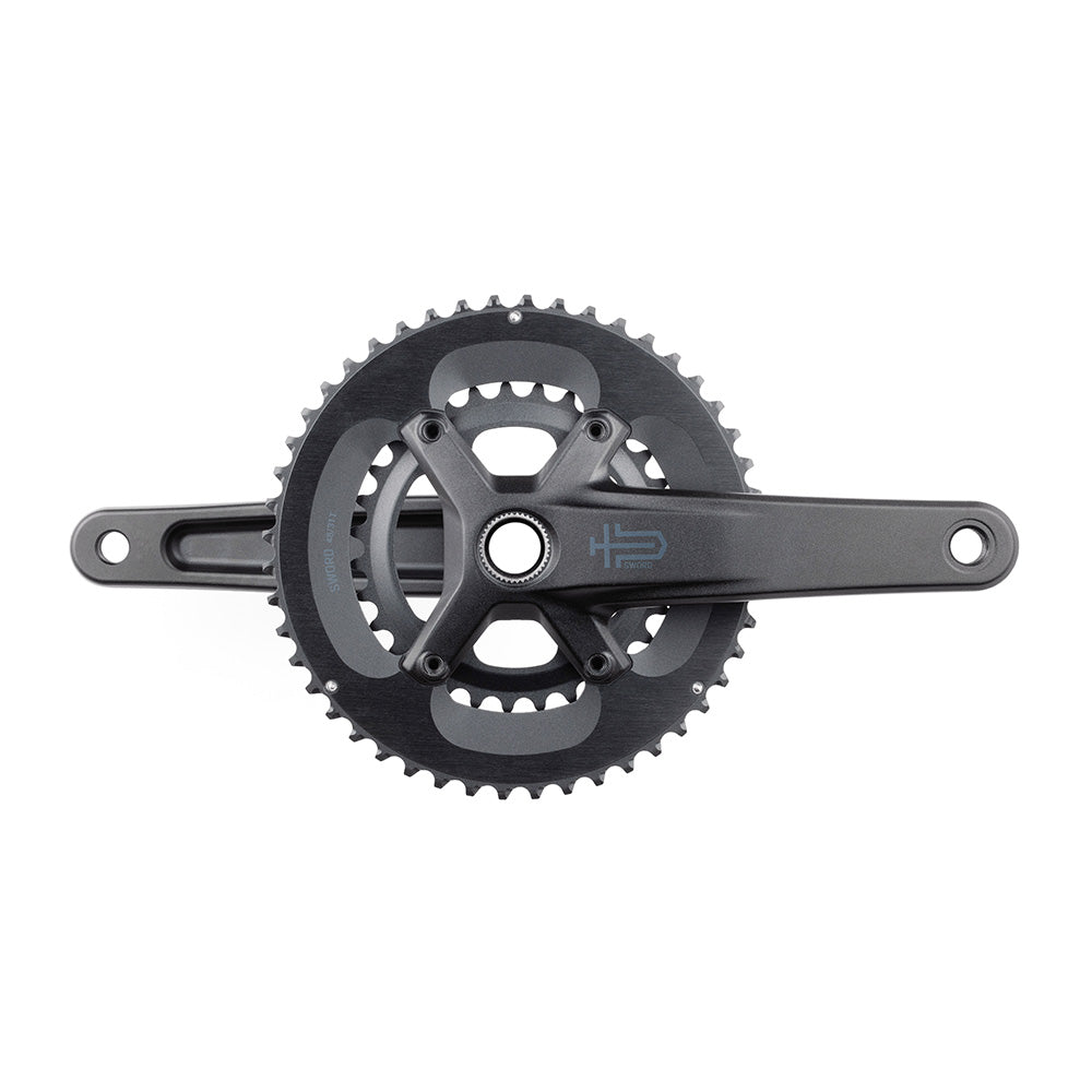MicroSHIFT Sword 2x Crankset Black 165mm