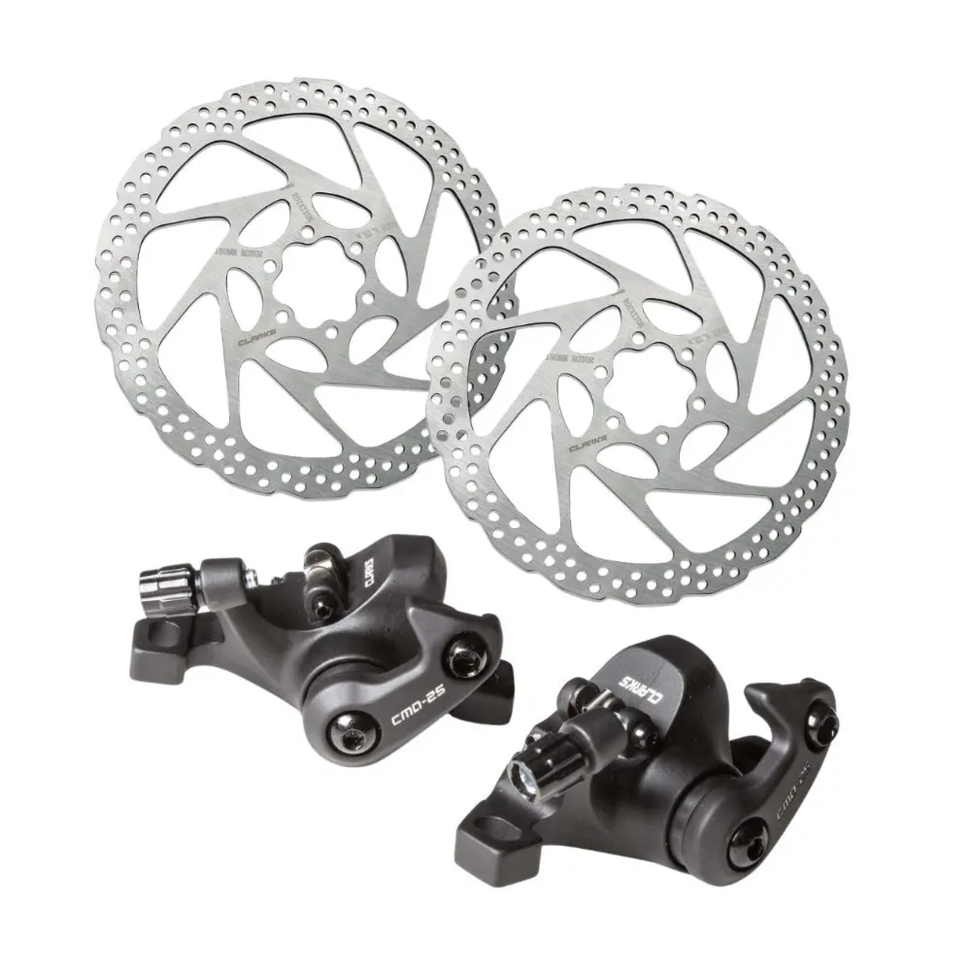 Clarks Cmd-25 E-Bike Mechanical Disc Brake Set F&R: