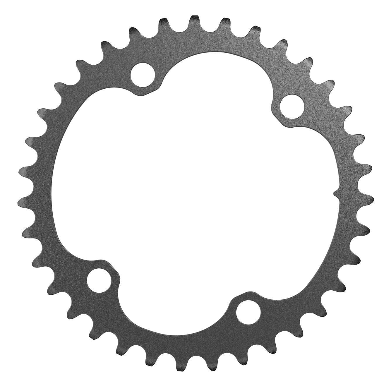 Sram Rival Axs Chain Ring Road 107Bcd 2X12 Black: Black