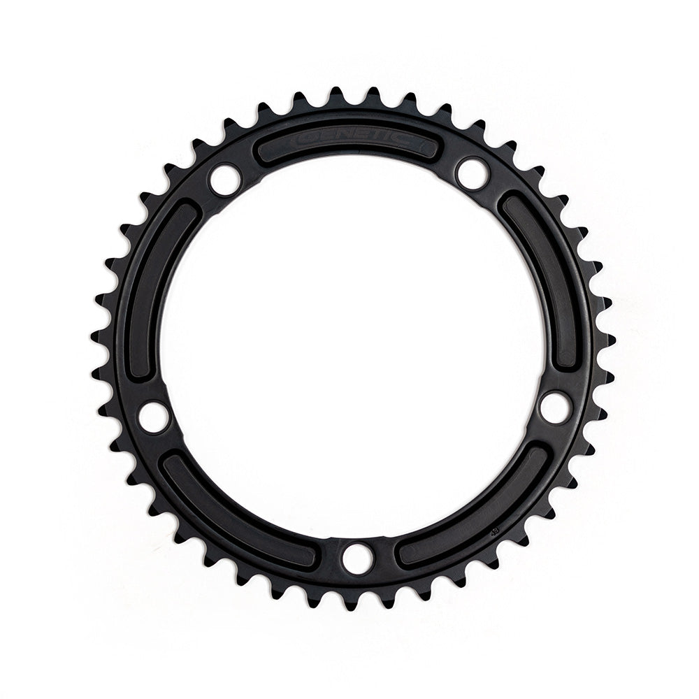 Genetic Tibia Track Chainrings Black
