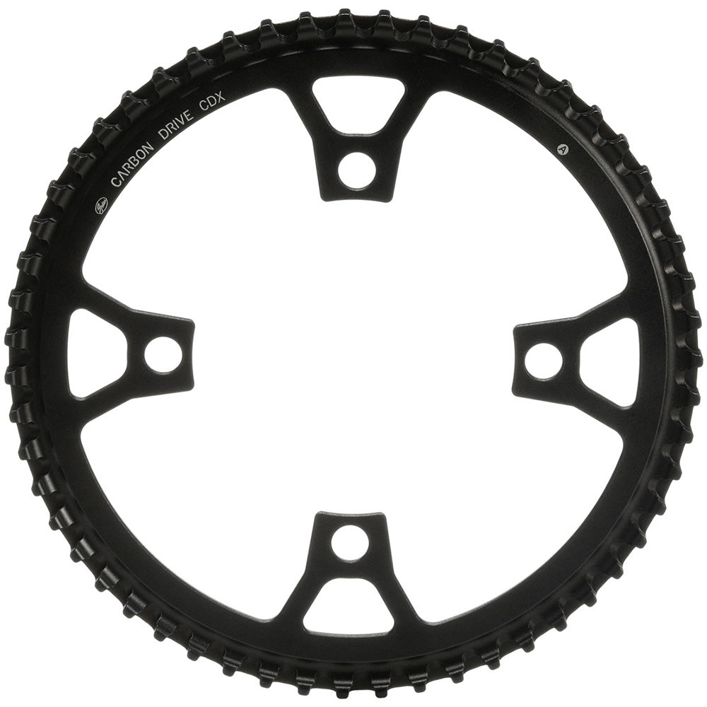 Gates Carbon Drive CDX Front Sprocket - 4-Bolt 104BCD Black 55T