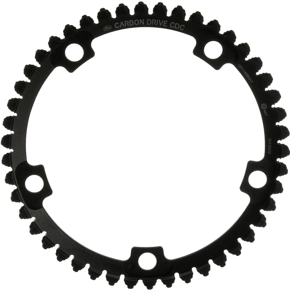Gates Carbon Drive CDX Front Sprocket - 5-Bolt 130BCD Black 46T