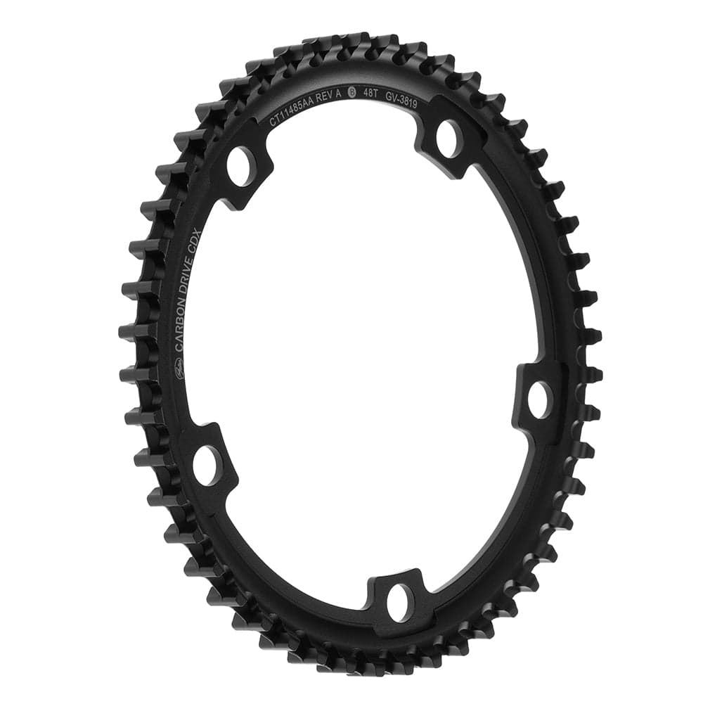 Gates Carbon Drive CDX Front Sprocket - 5-Bolt 130BCD Black 48T