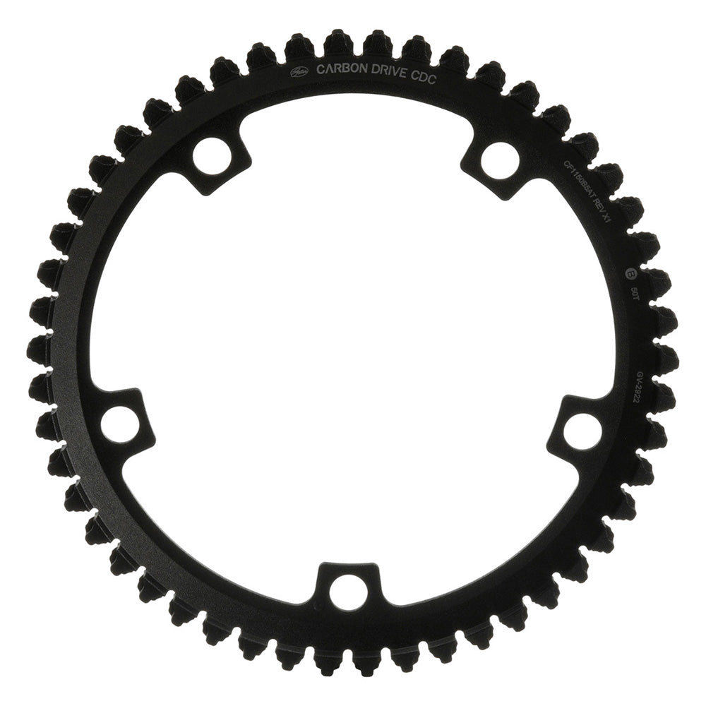 Gates Carbon Drive CDX Front Sprocket - 5-Bolt 130BCD Black