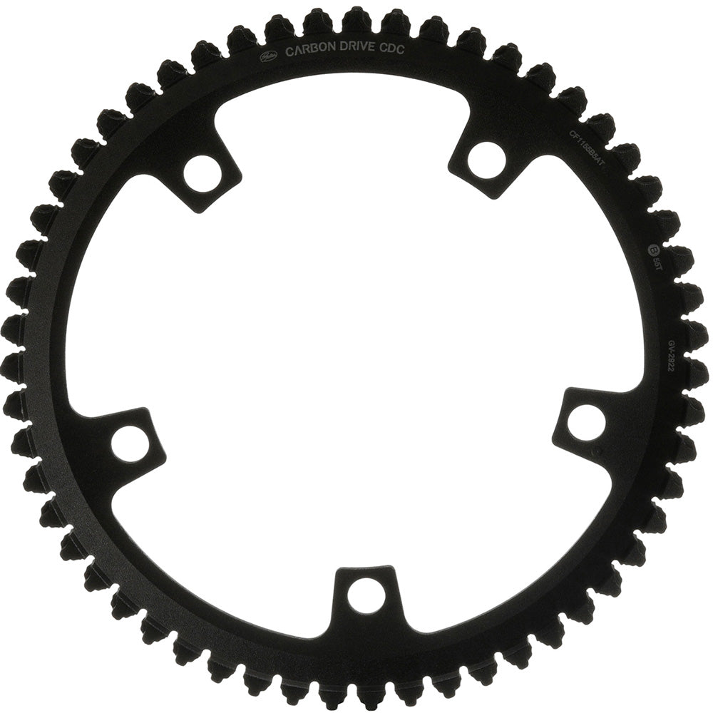 Gates Carbon Drive CDX Front Sprocket - 5-Bolt 130BCD Black 55T