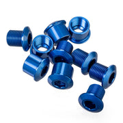ID Alloy Chainring Bolts Blue 8.5mm