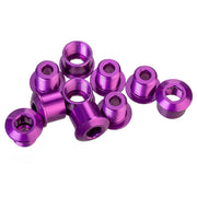 ID Alloy Chainring Bolts Purple 8.5mm