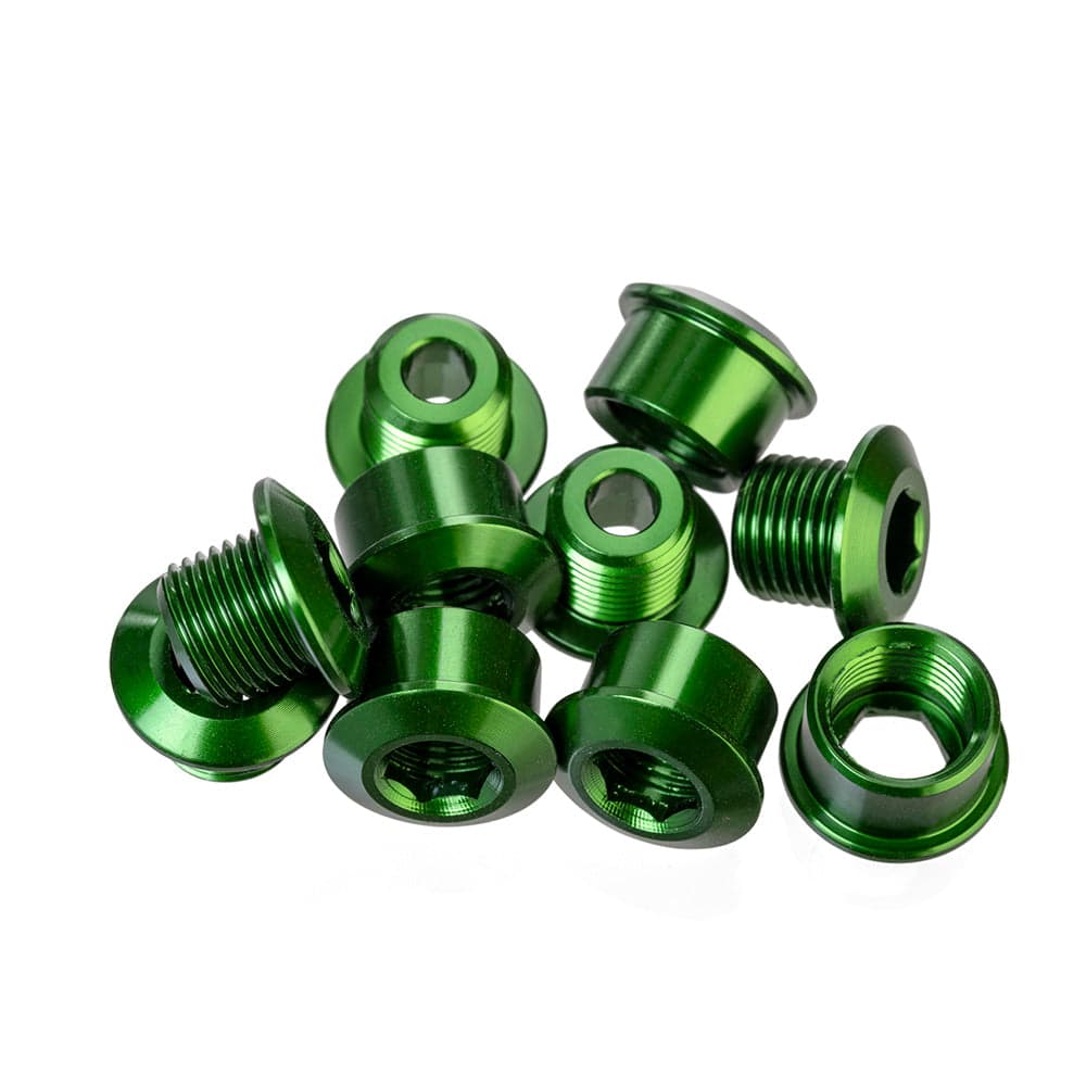 ID Chainring Bolts - XL Single 6.5mm Green
