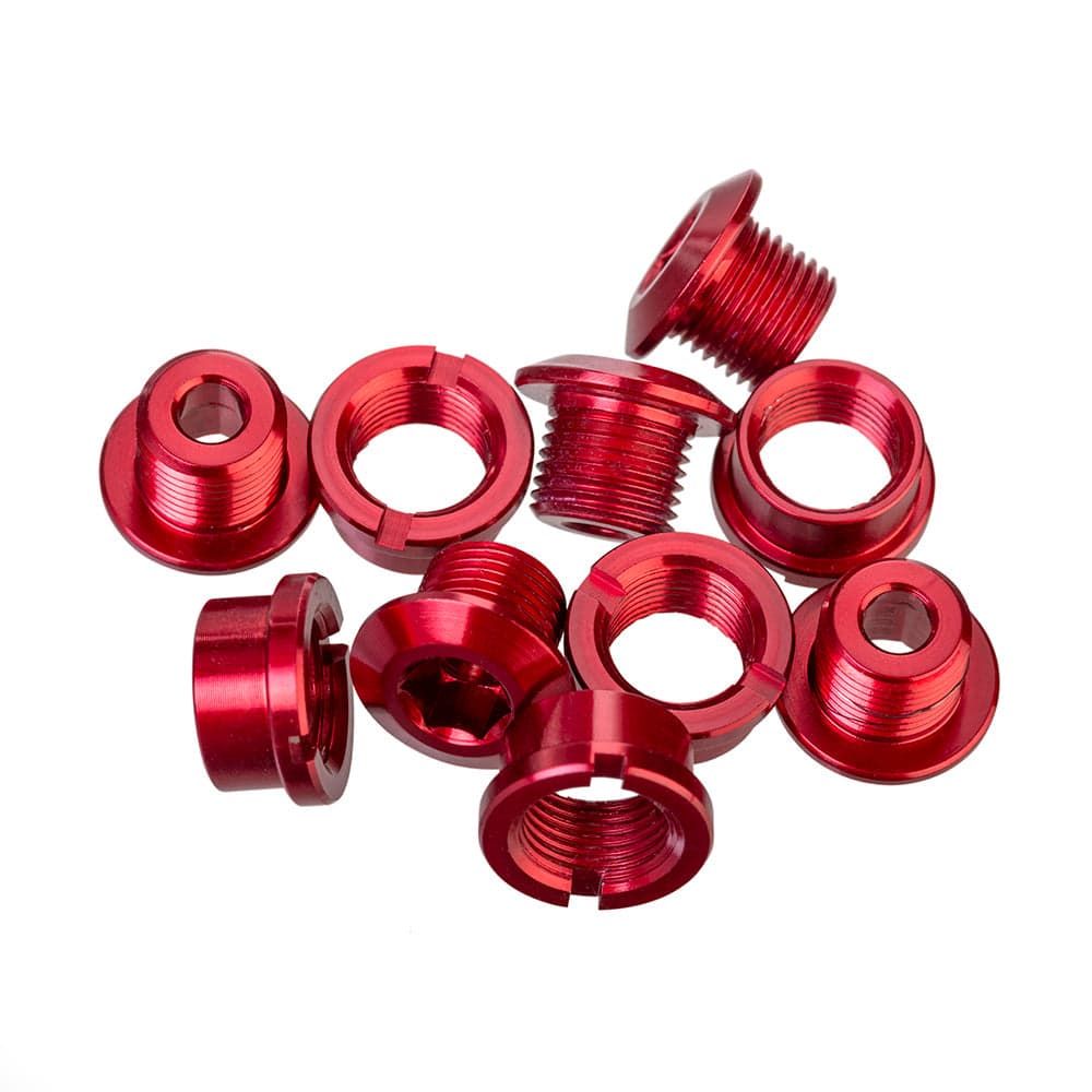 ID Chainring Bolts - Single 6.5mm Red