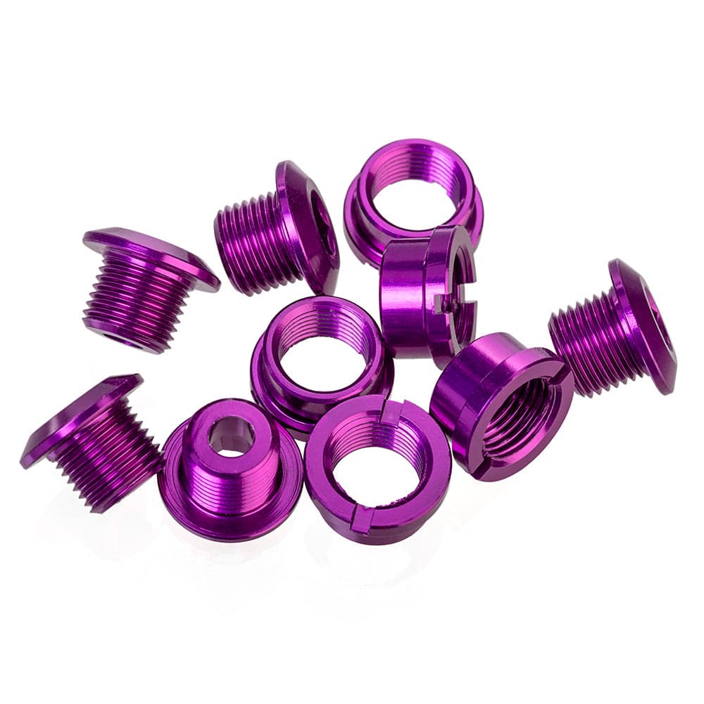 ID Chainring Bolts - Single 6.5mm Purple