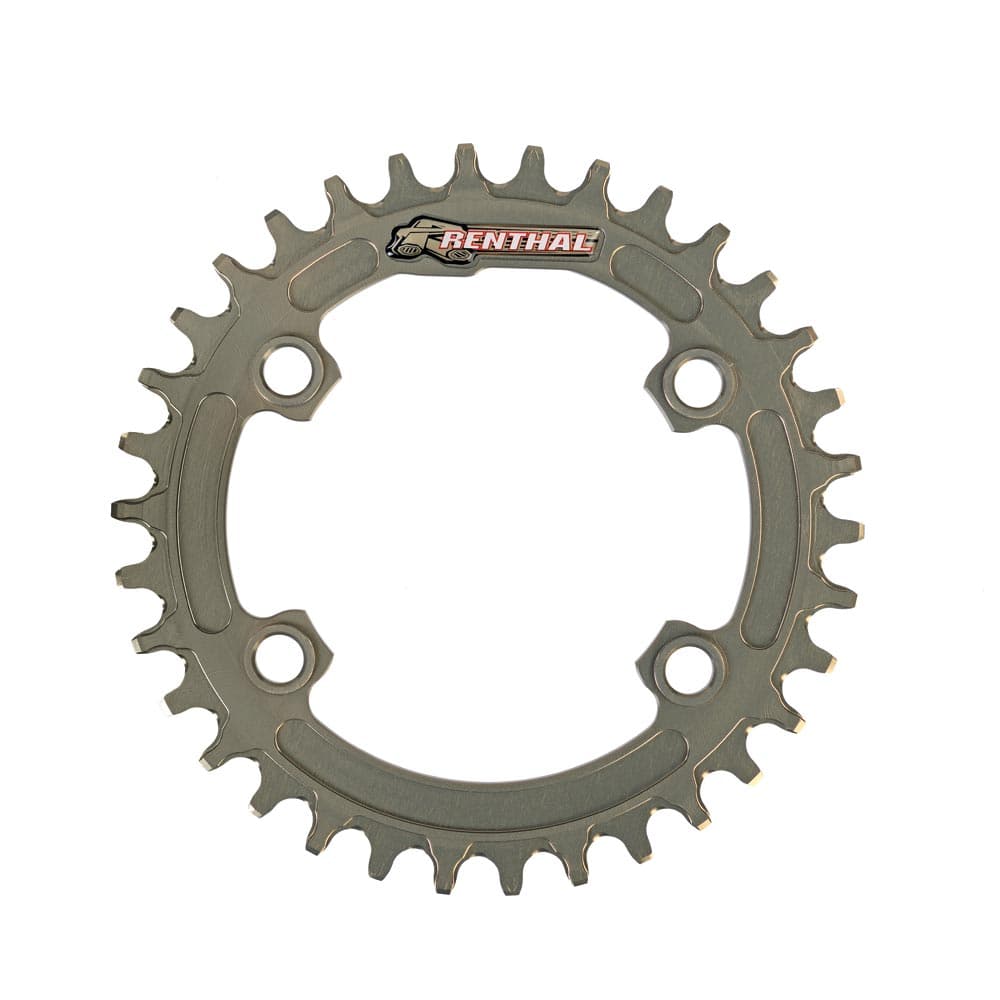 Renthal 1XR 4-Arm 96BCD Chainring Hard Ano 34T