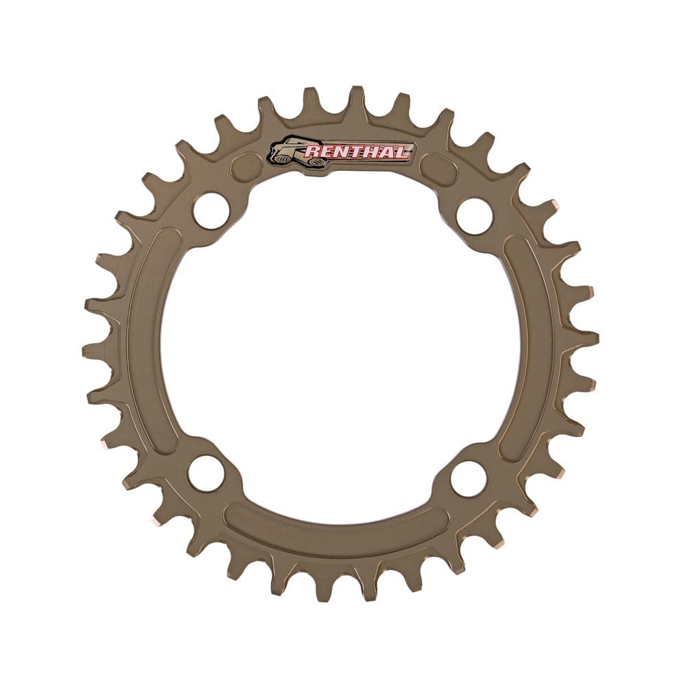 Renthal 1XR 4-Arm 104BCD Chainring Hard Ano 34T