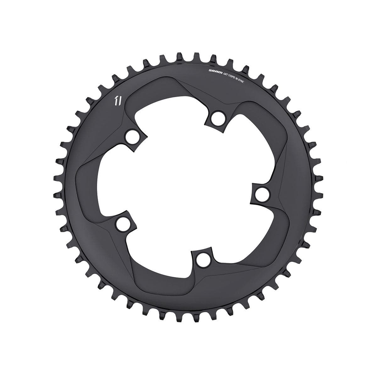 Sram Chain Ring X-Sync 11Spd 110 Alum Black Bb30 Or Gxp: Black 11Spd 40T