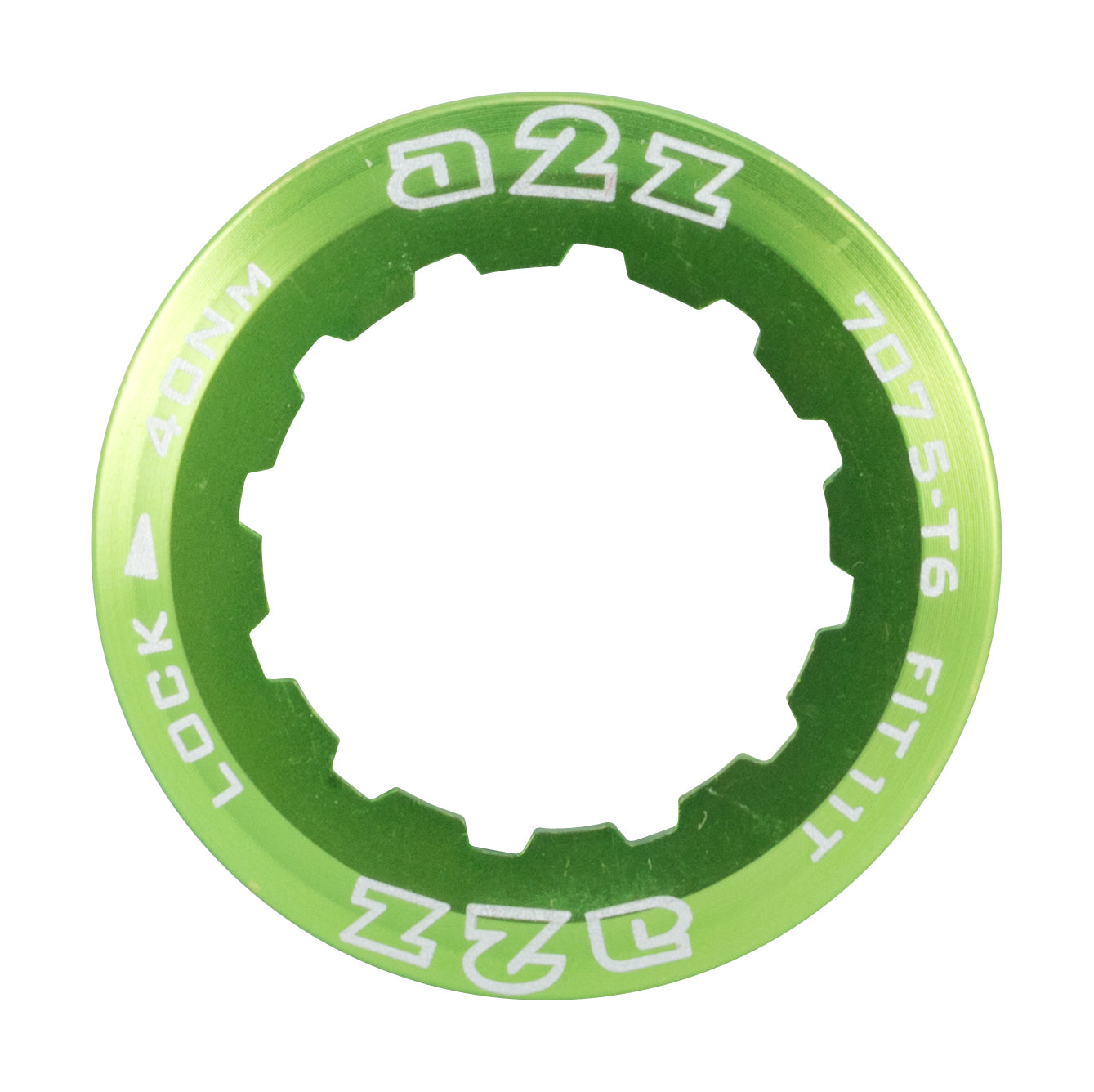 A2Z Alloy Cassette Lock Ring For Shimano/Sram 11T (Green)