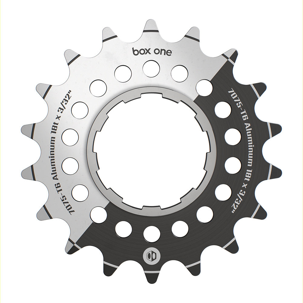 BOX BMX Box One Single Speed Aluminium Cogs Black 18T