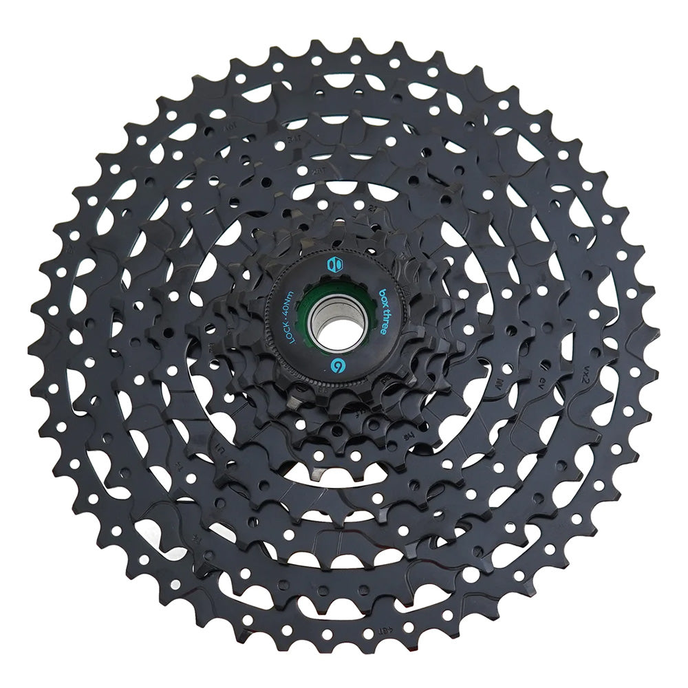 BOX MTB Box Three Prime 9 E-Bike Cassette  Black 12-50T