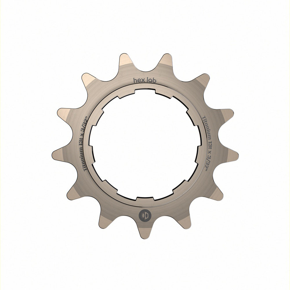 BOX BMX Hex Lab Single Speed Titanium Cogs Natural 13T