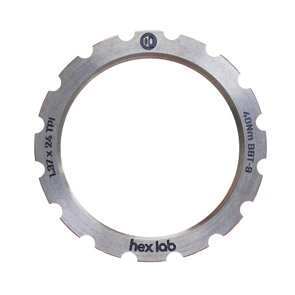 BOX BMX Hex Lab Titanium Lockring Natural One