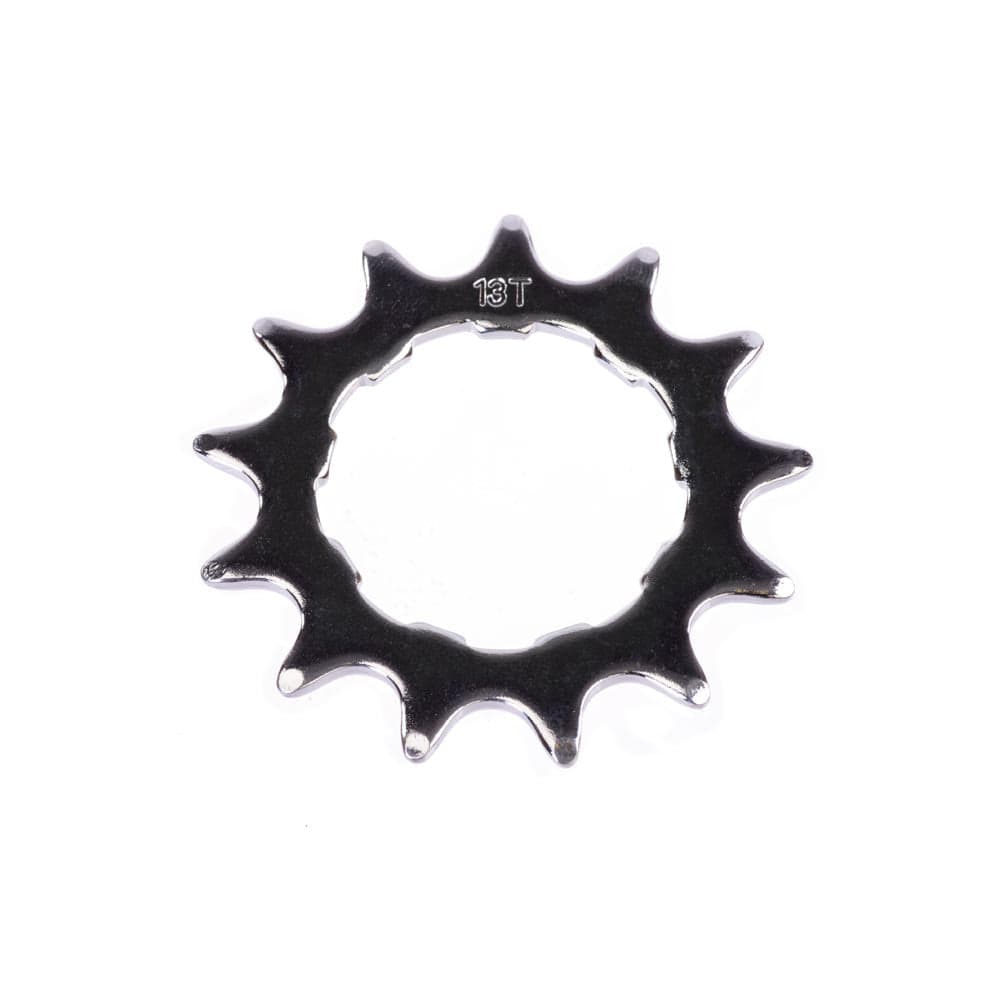Gusset Components Cassette Sprockets - Single Speed Chrome 13T