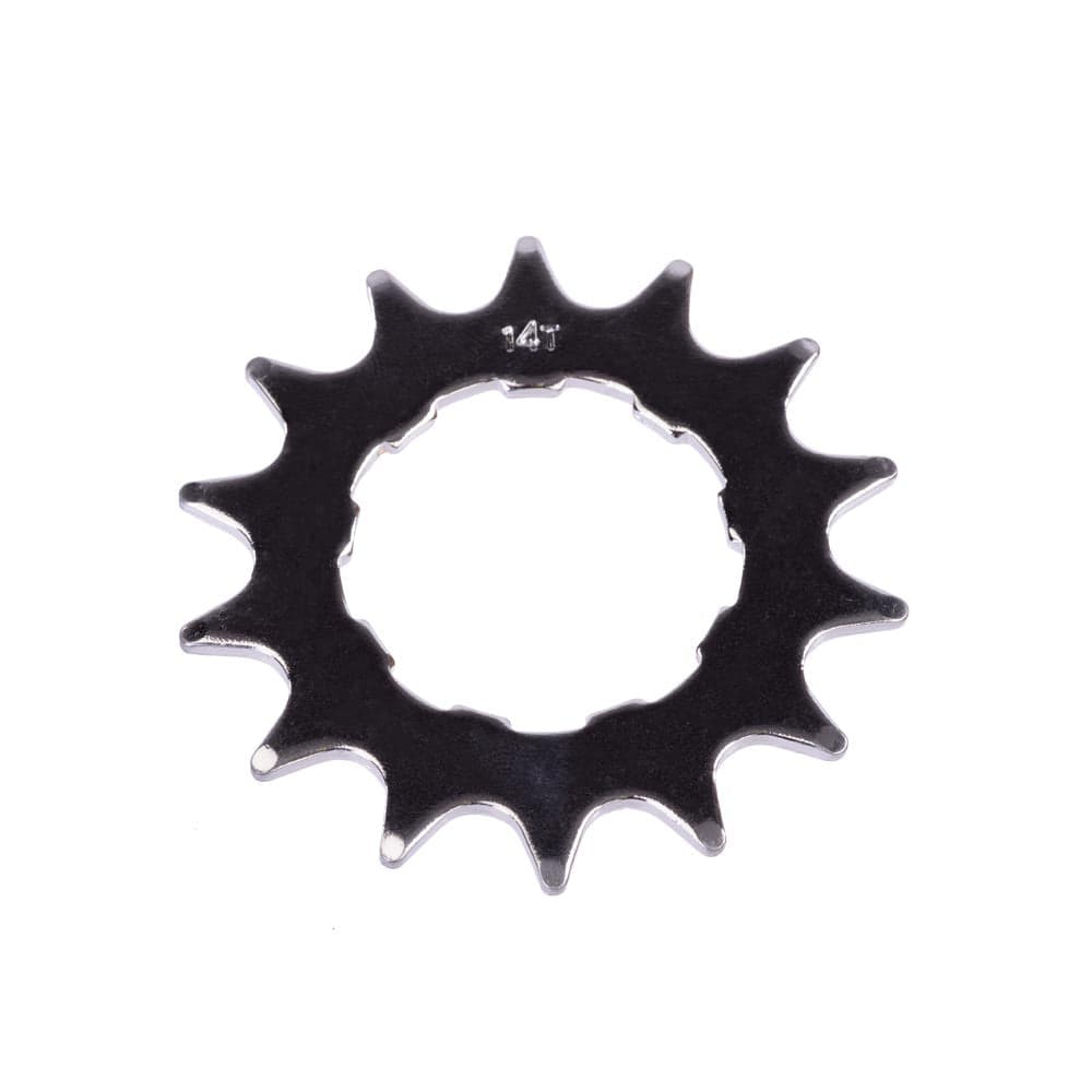 Gusset Components Cassette Sprockets - Single Speed Chrome 14T