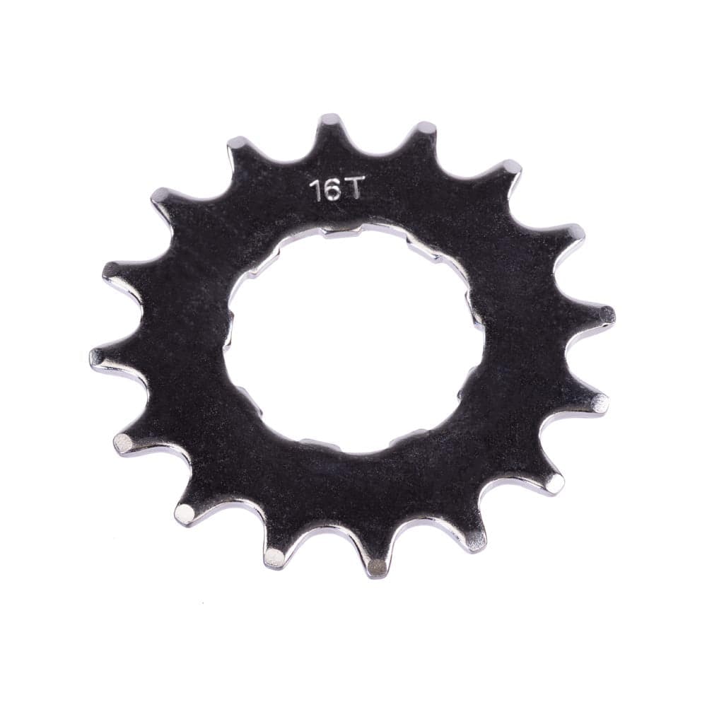 Gusset Components Cassette Sprockets - Single Speed Chrome 16T