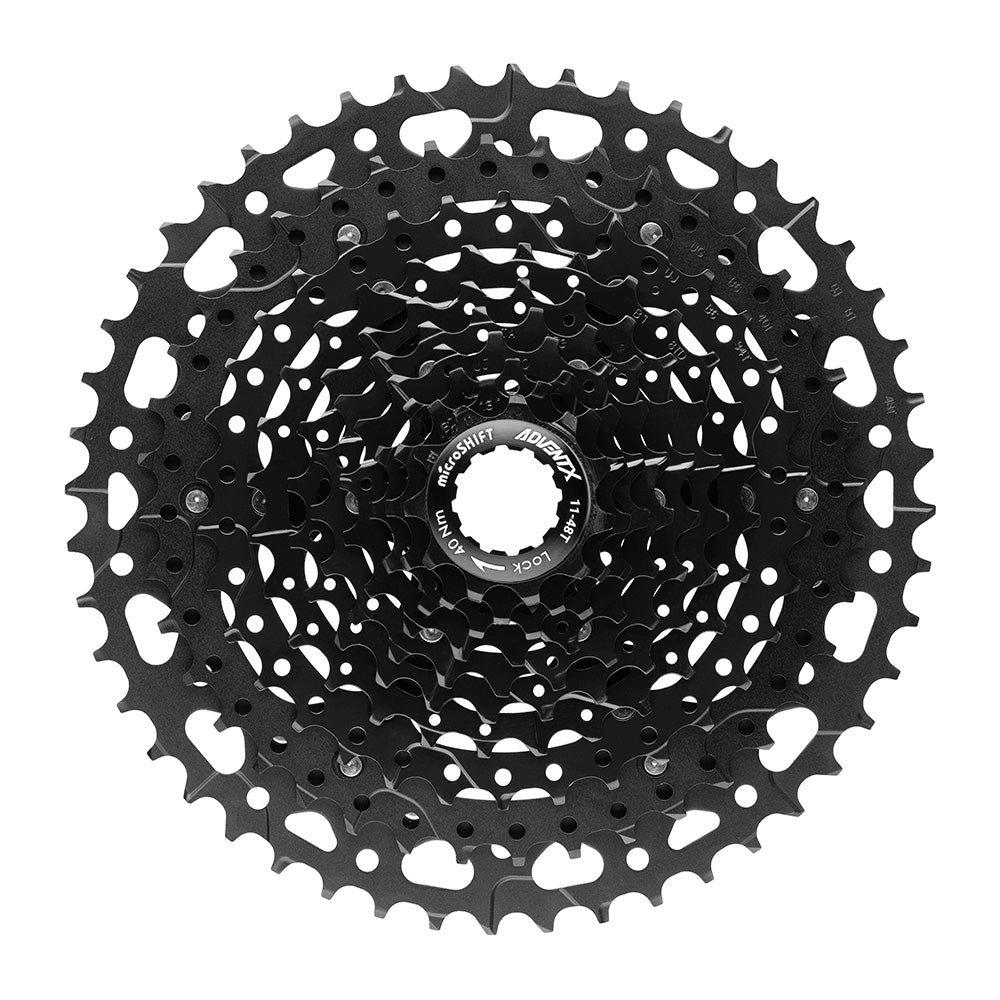 MicroSHIFT ADVENT X G-Series 10 Speed Cassette  Black 11-48T