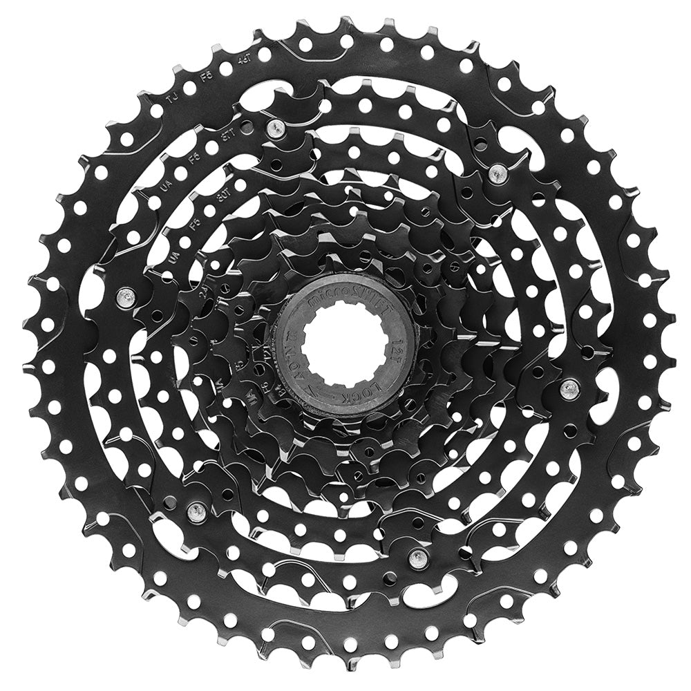 MicroSHIFT Acolyte H-Series 8 Speed Cassettes Black 12-46T