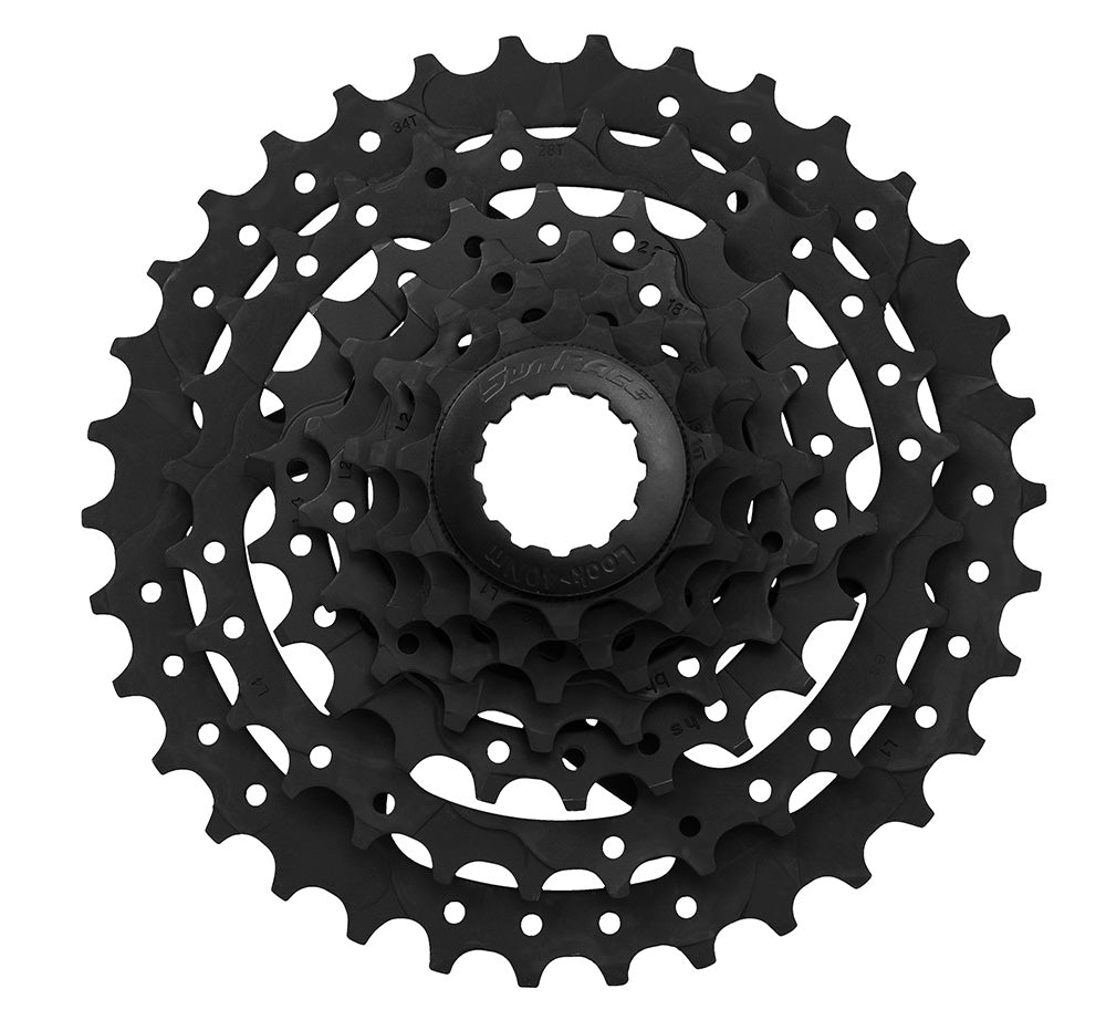 SunRace M40 7spd Index 11-34T Black