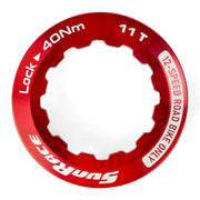 SunRace Cassette Lockring 11T Red