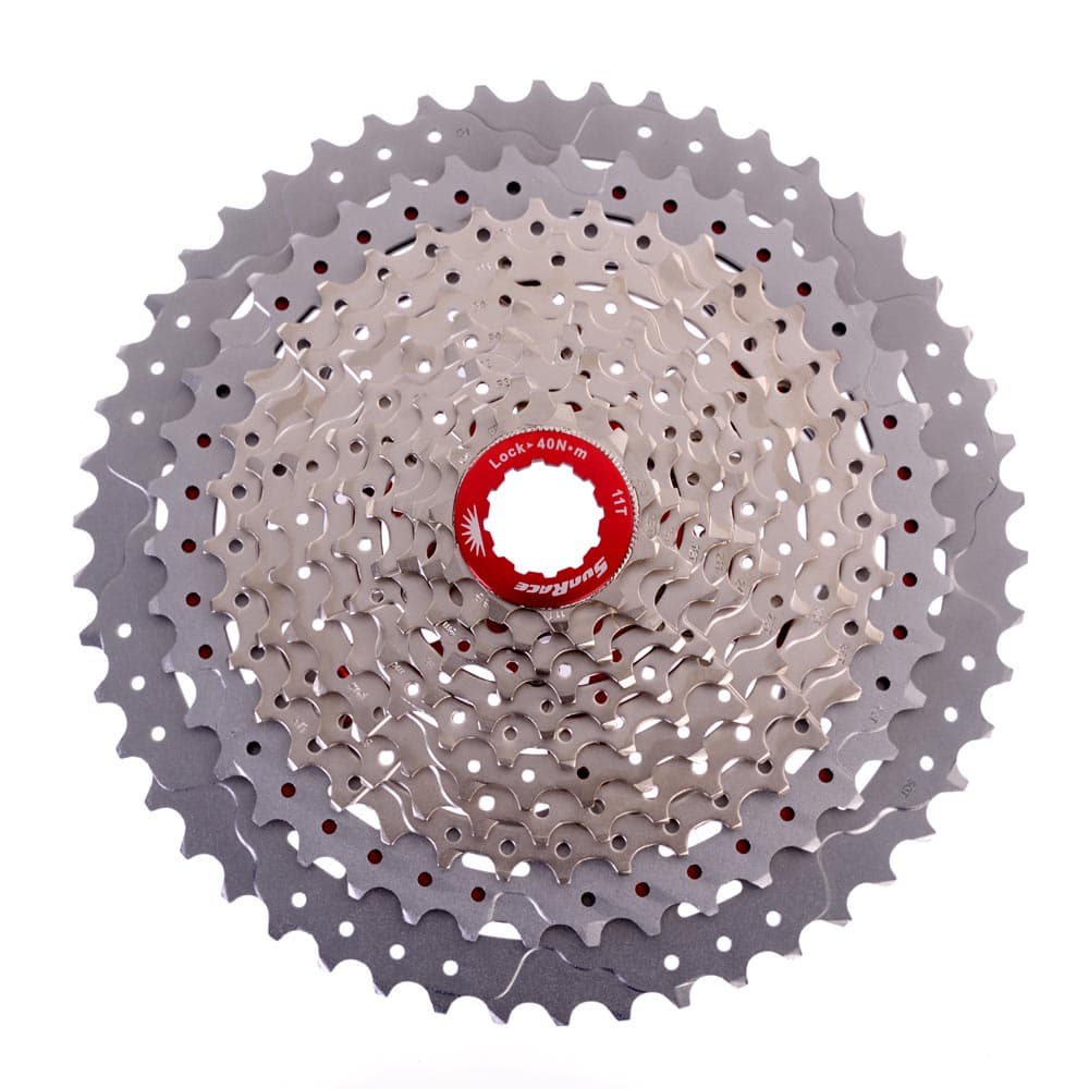 SunRace MX80 11-51t Cassette BlackChrome 11spd