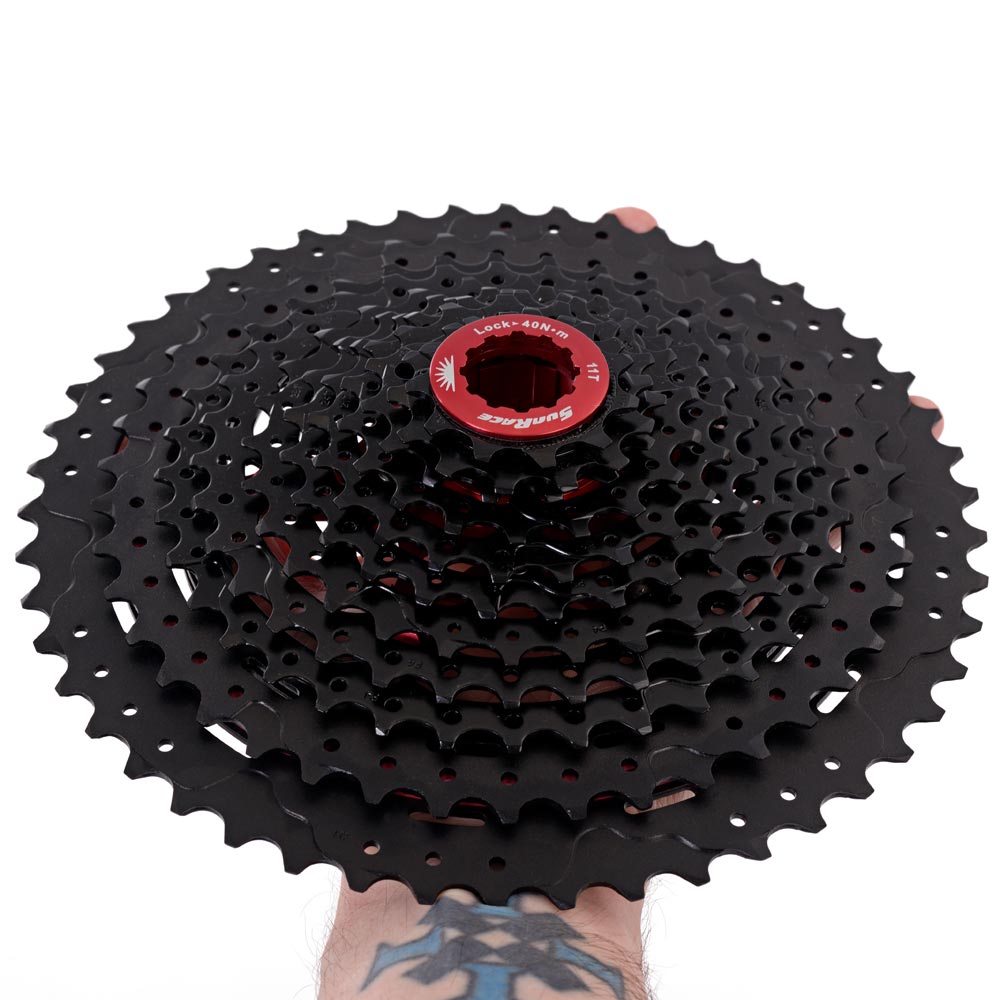 SunRace MX80 11-51t Cassette BlackChrome 11spd