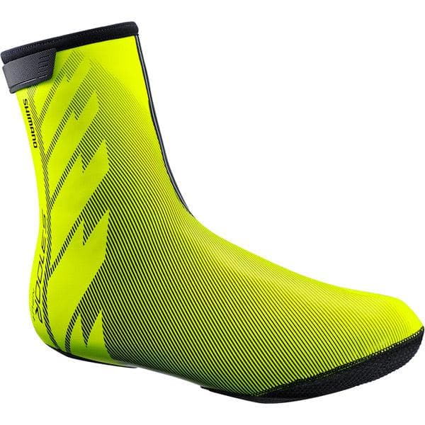 Shimano Clothing Unisex S3100R NPU+ Shoe Cover, Neon Yellow, Size S (37-40)