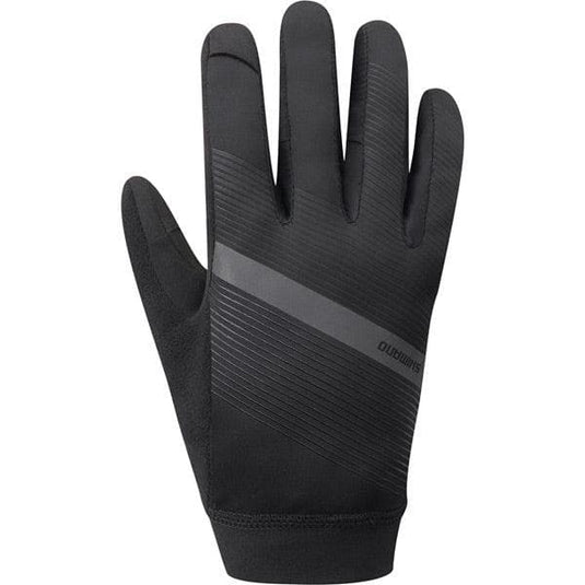 Shimano Clothing Unisex Wind Control Glove; Black; Size S