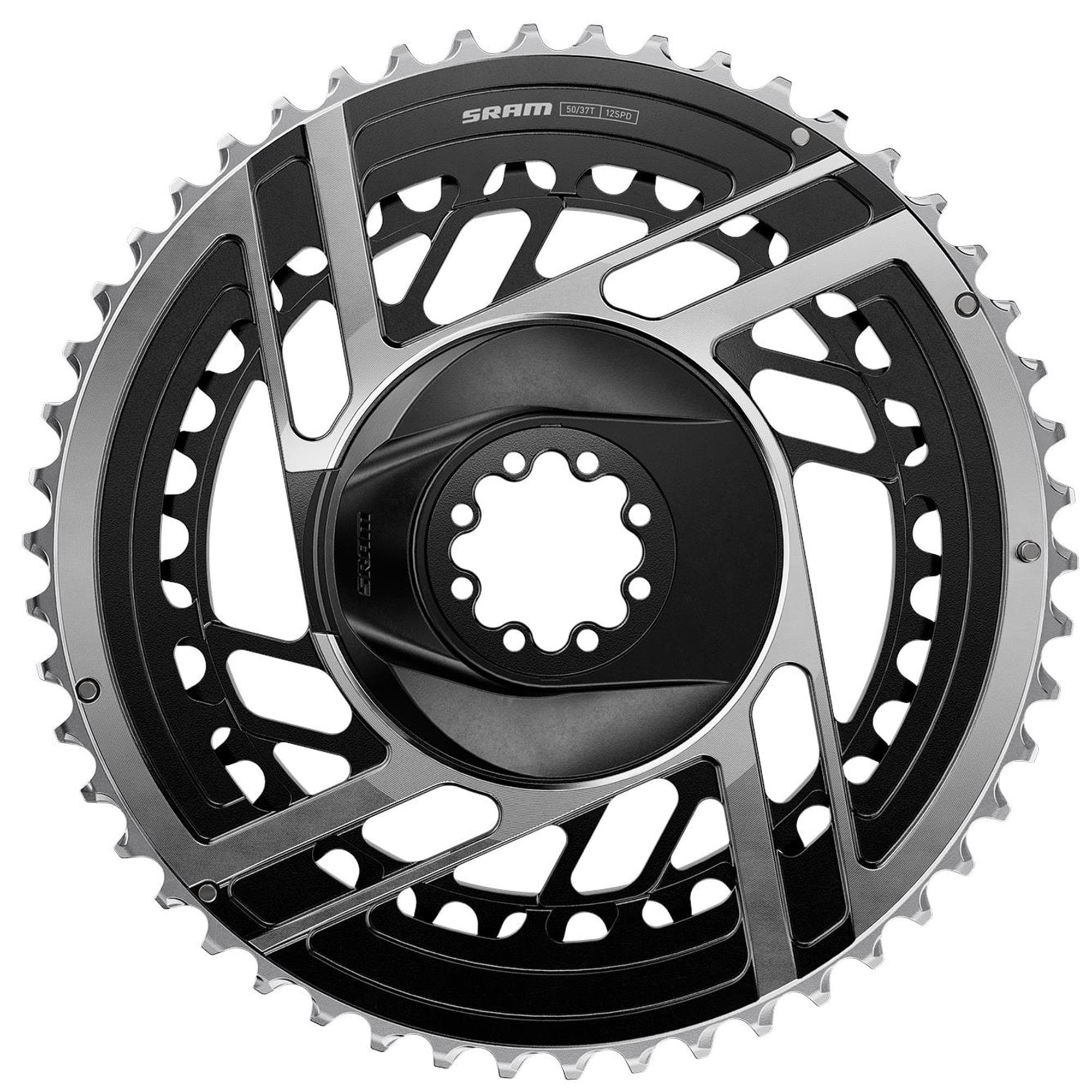 Sram Chain Ring Road Dm Kit Non-Power Red E1: Black/Silver