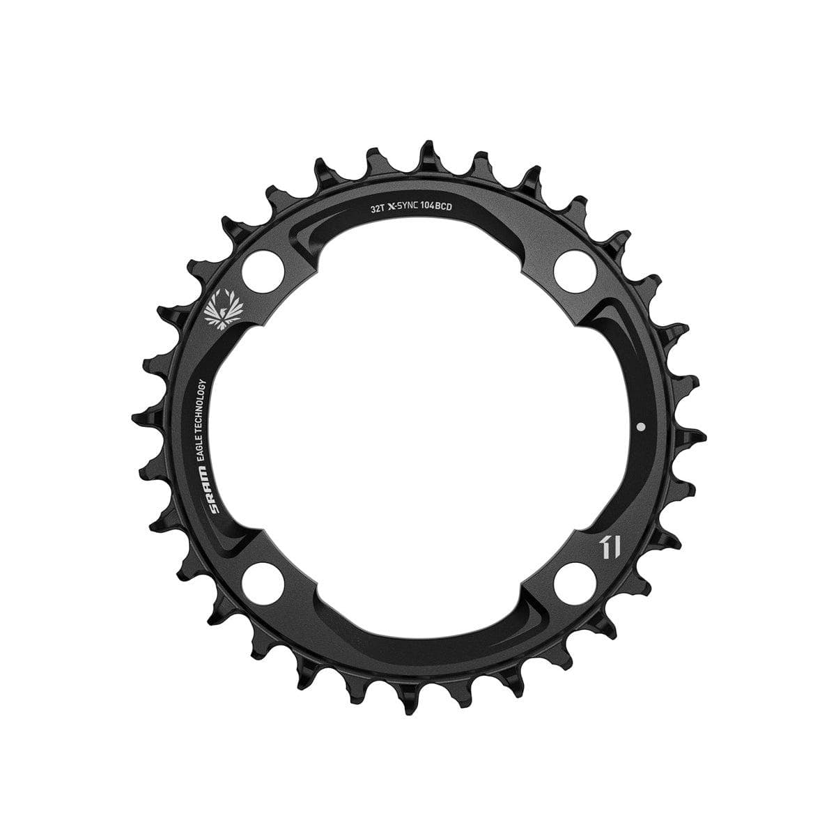Sram Chain Ring X-Sync 2 32T 104 Bcd Alum 12 Speed Black: Black 12 Speed