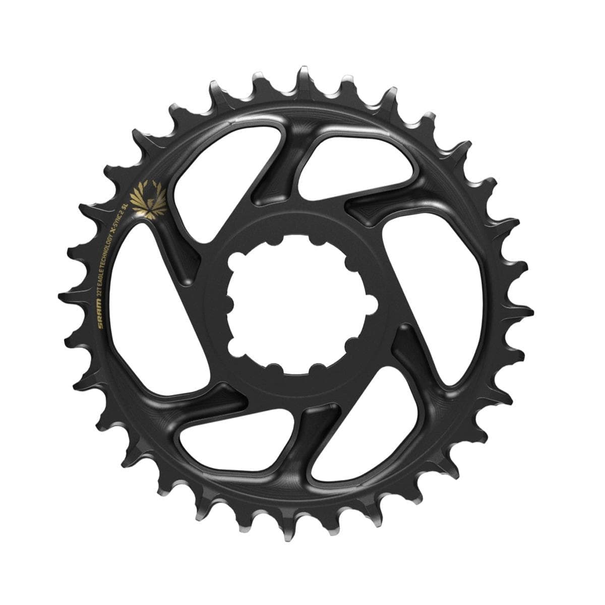Sram Chain Ring X-Sync 2 Sl Direct Mount 3Mm Offset Boost Eagle: Gold