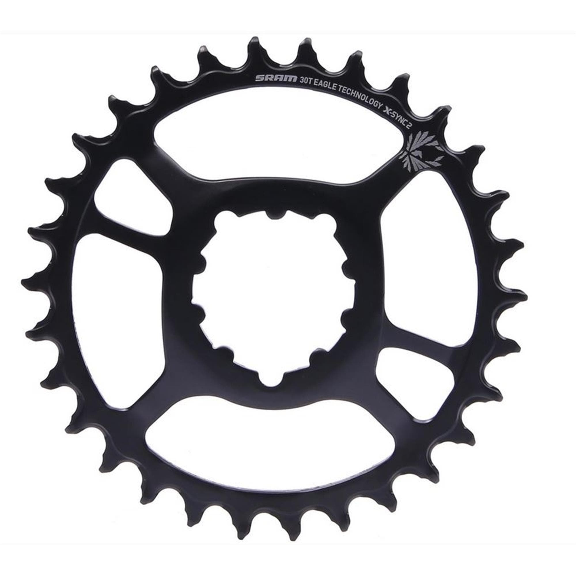 Sram Chain Ring X-Sync 2 Steel Direct Mount 6Mm Offset Eagle: Black