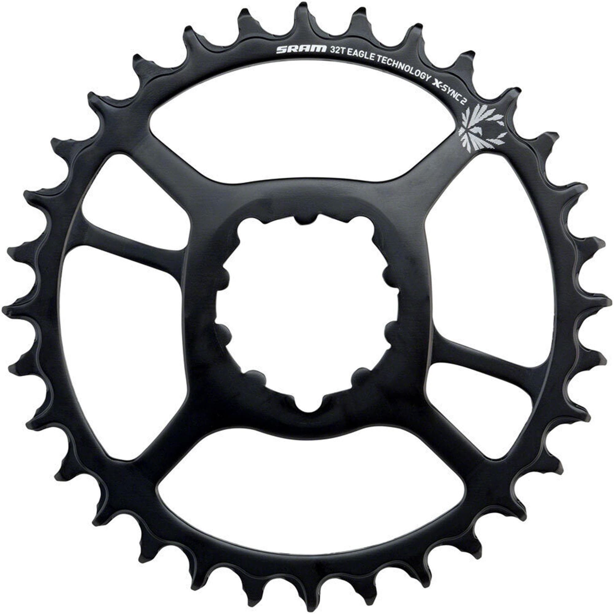 Sram Chain Ring X-Sync 2 Steel Direct Mount 3Mm Offset Boost Eagle: Black