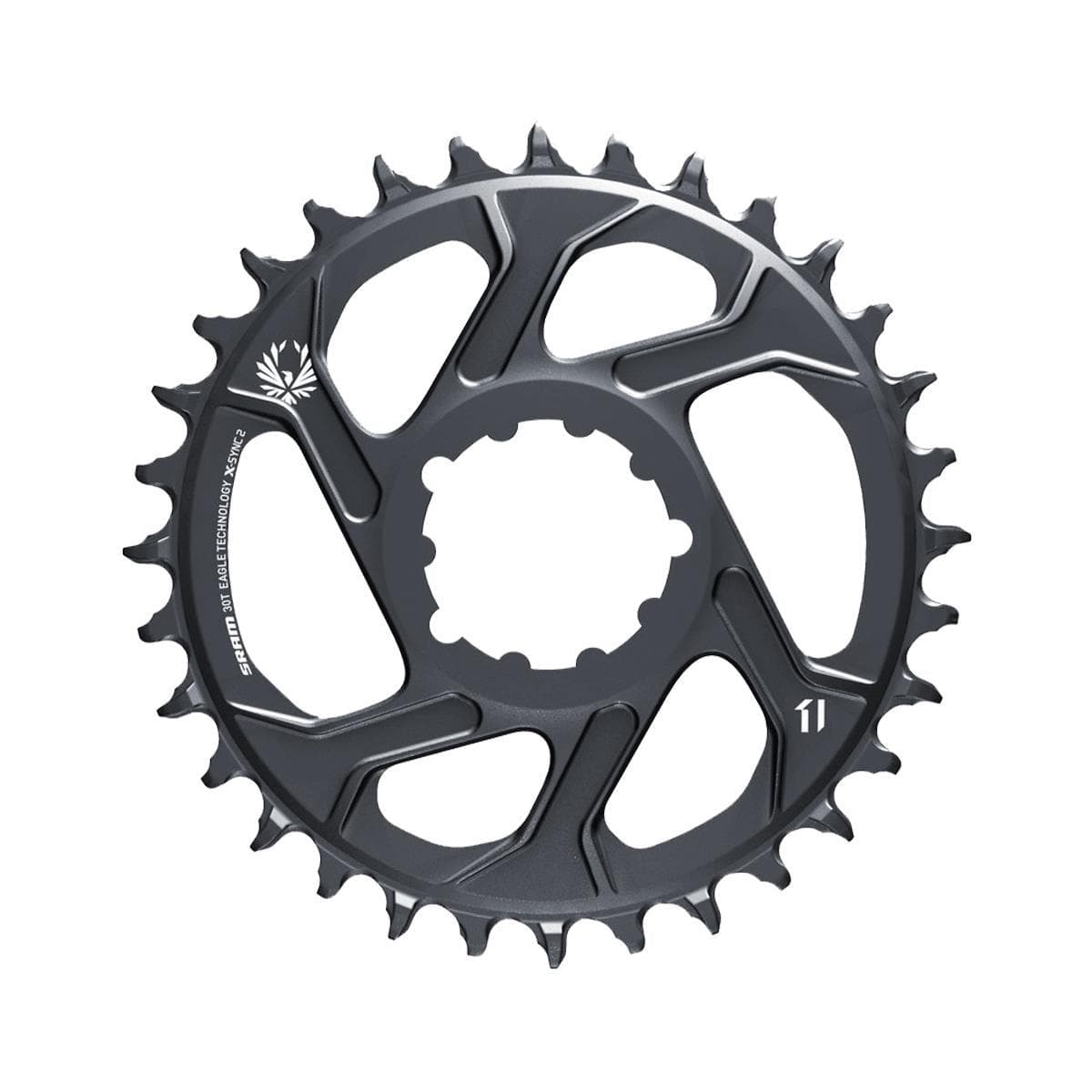 Sram Chain Ring X-Sync 2 Sl Direct Mount 6Mm Offset Eagle: Lunar Grey 38T