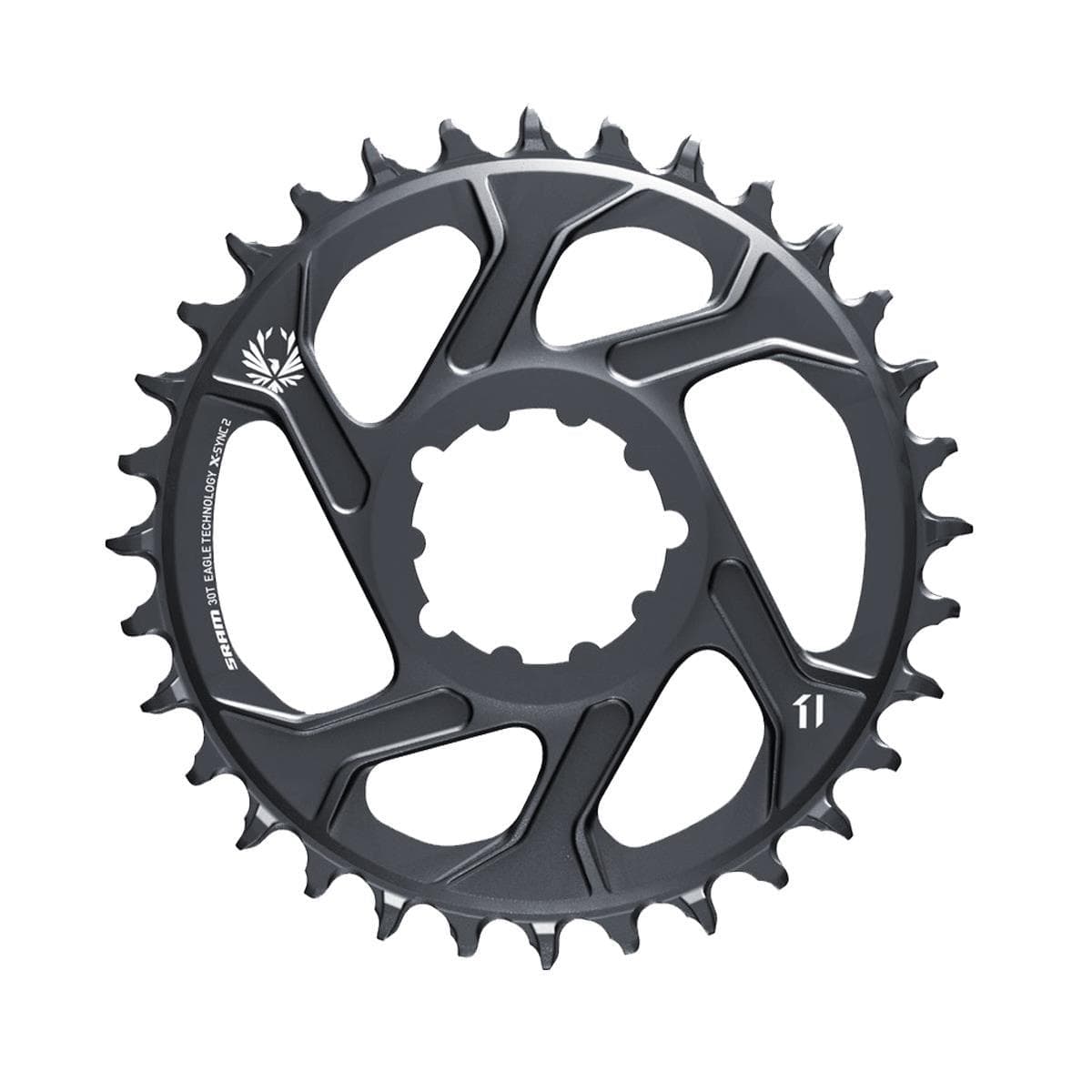 Sram Chain Ring X-Sync 2 Sl Direct Mount 3Mm Offset Boost Eagle: Lunar Grey